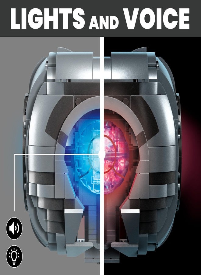 ميجا بلوكس لعبة بناء نموذج هالو الضخم، 343 غيلتي سبارك مع 609 قطعة، أضواء وأصوات، مجموعة بناء وعرض لهواة الجمع، أفكار هدايا للكبار - Image 2